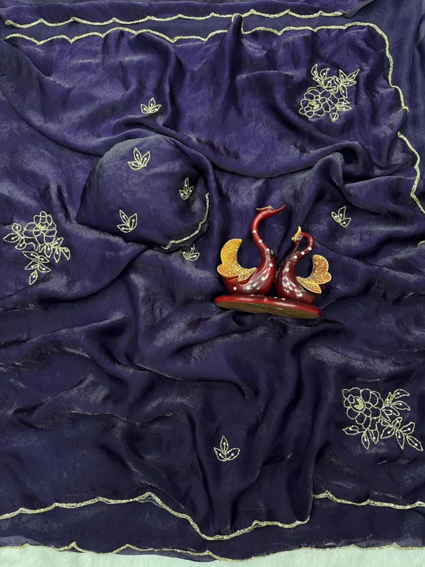 Purple_Shaded_Satin_Silk_Handwork_Saree