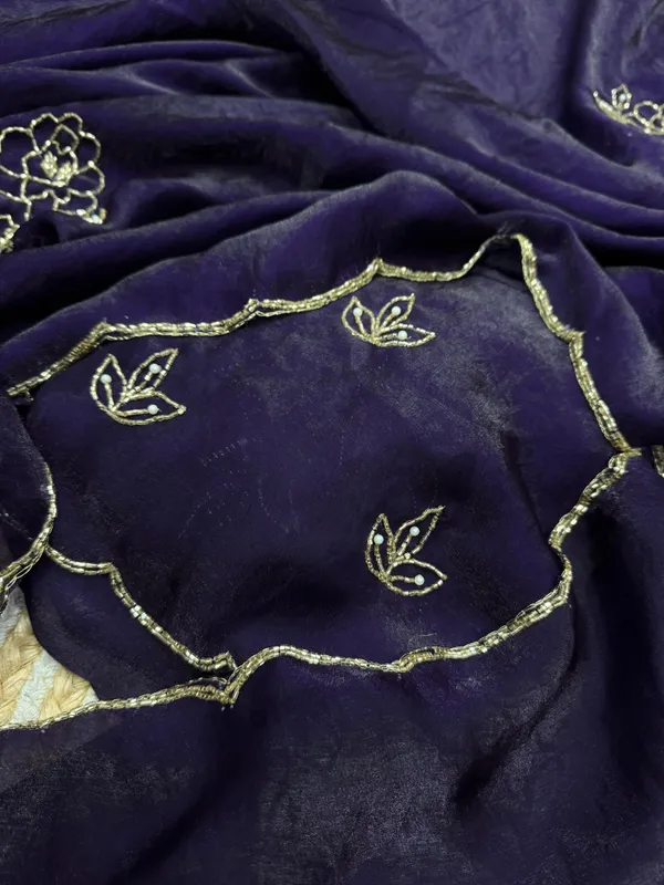 Purple_Shaded_Satin_Silk_Handwork_Saree