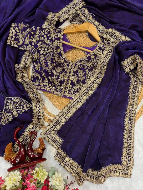 Purple_Classic_Marodi_and_Mirror_Embroidered_Saree