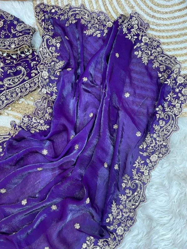Purple_Space_Silk_With_Embroidered_Saree