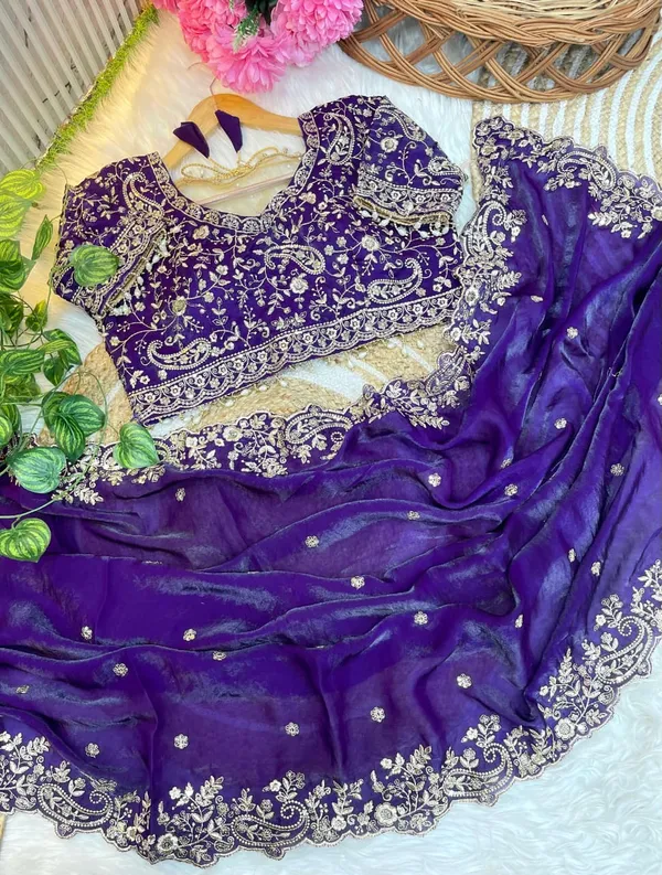 Purple_Space_Silk_With_Embroidered_Saree