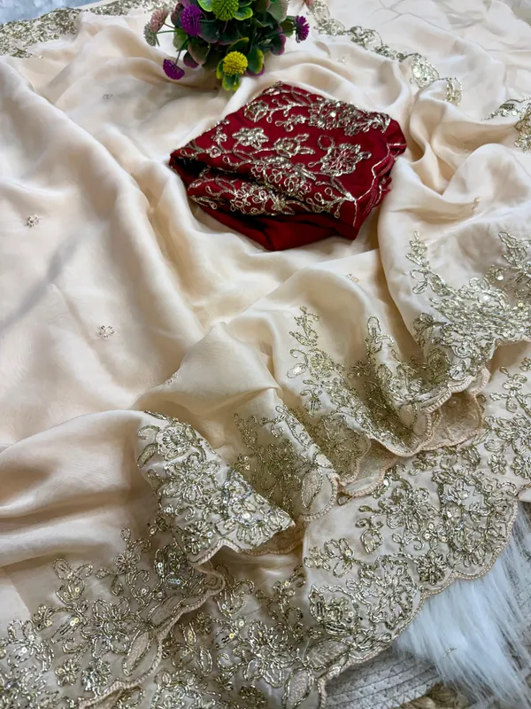 Cream_Syska_Silk_Designer_Saree
