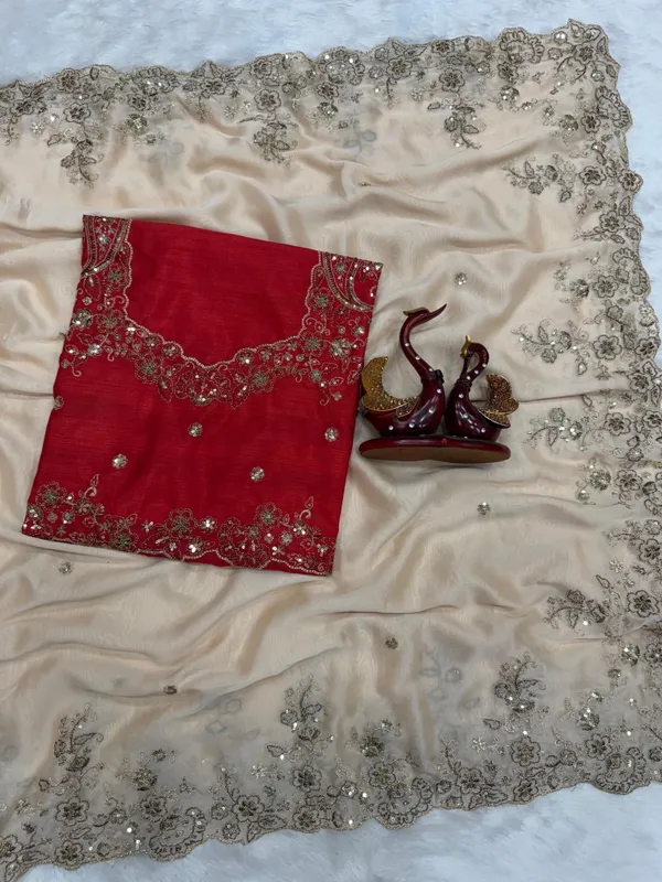 Cream_Syska_Silk_Designer_Saree