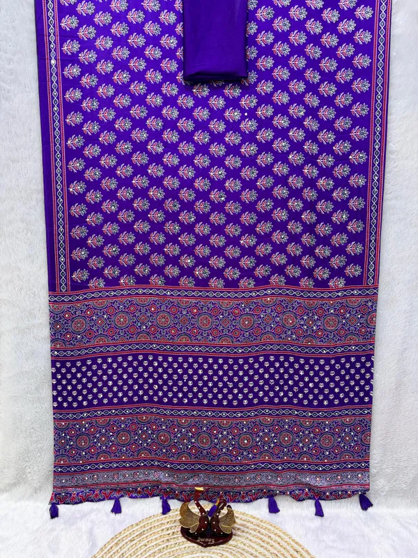 Purple_Ajarakh_Print_Mirror_Embroidered_Saree