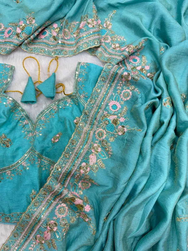 Blue_Chiffon_Silk_Embroidered_Saree