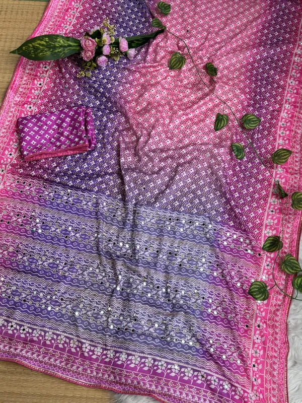 Purple_Shaded_Hand_Embroidered_Saree