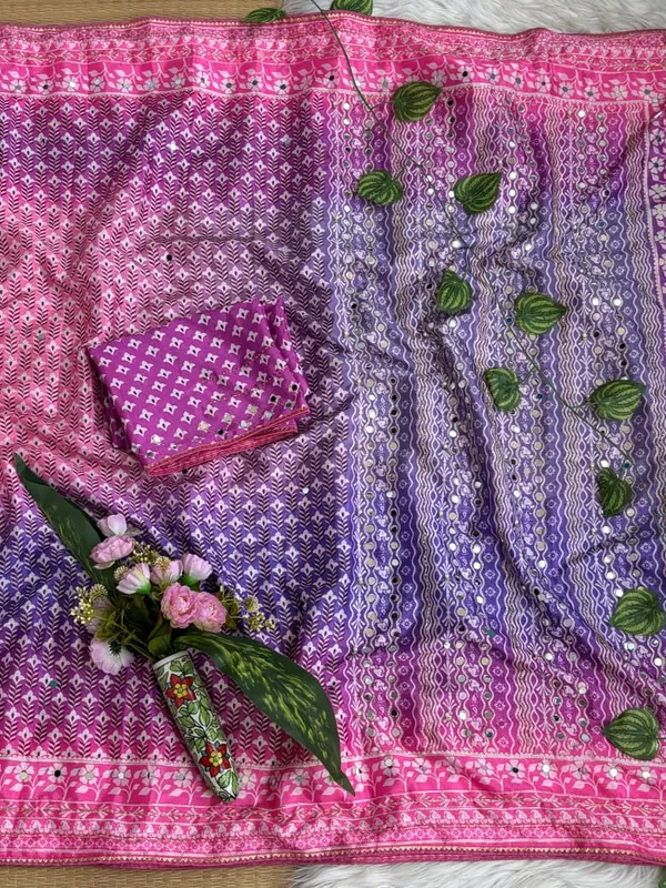 Purple_Shaded_Hand_Embroidered_Saree