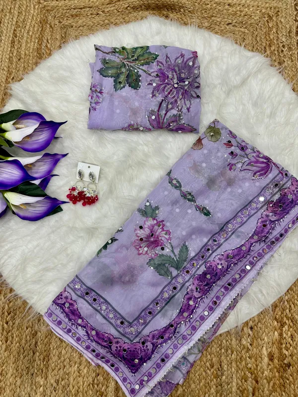 Purple_Mirror_Embroidered_Designer_Saree