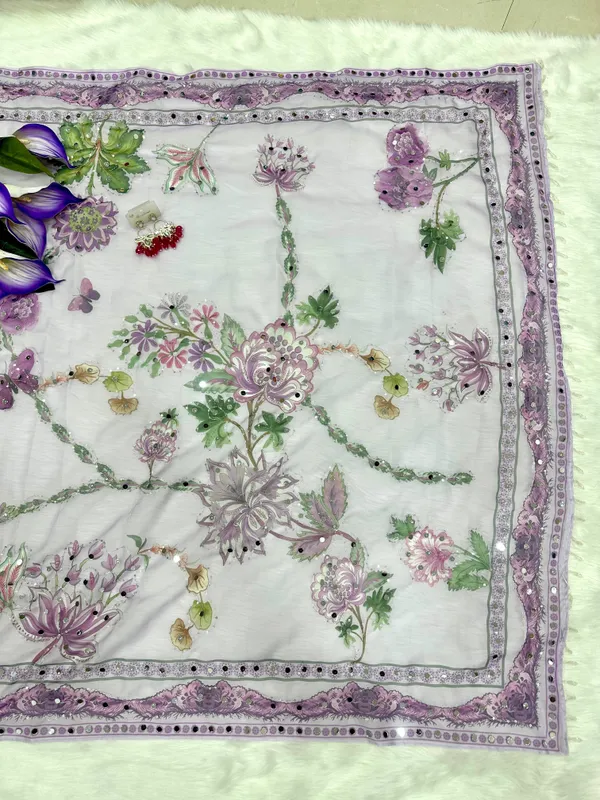 Purple_Mirror_Embroidered_Designer_Saree