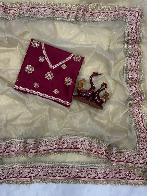 Beige_Classic_Marodi_Embroidered_Saree