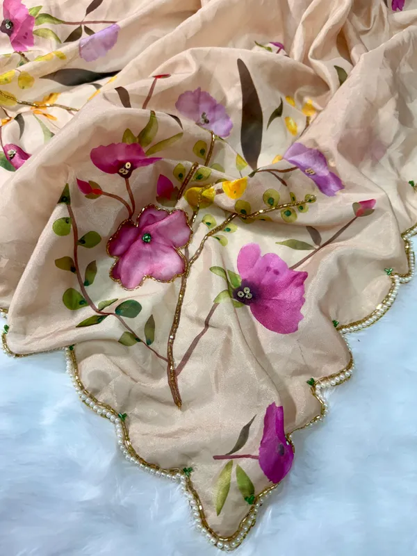 Beige_Floral_Hand-Embroidered_Saree