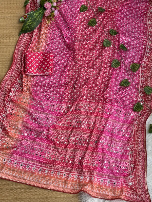 Pink_Shaded_Hand_Embroidered_Saree