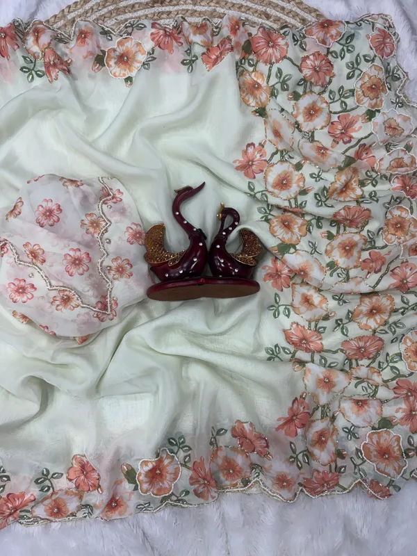 Peach_Tabby_Silk_Beads_Embroidered_Saree