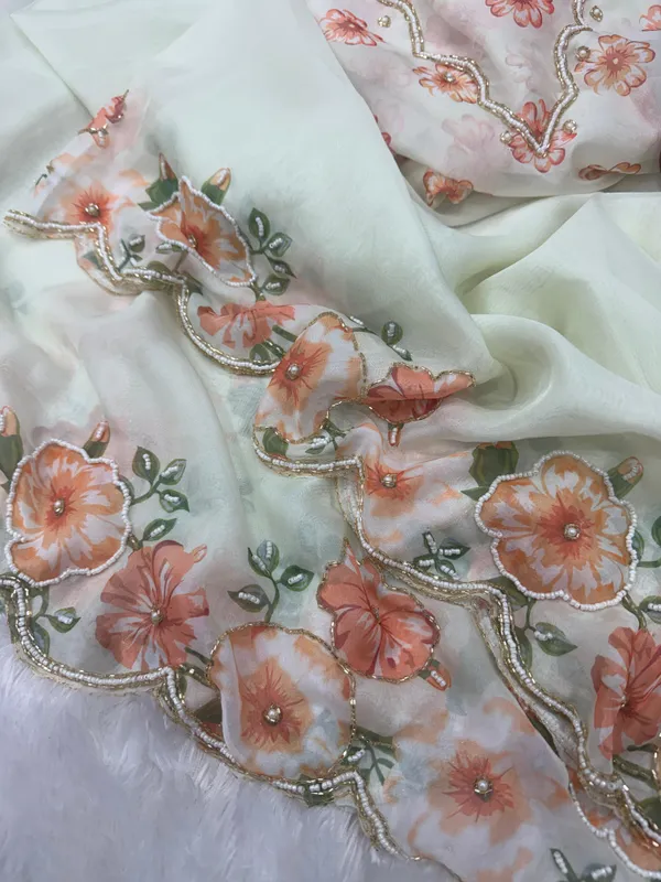 Peach_Tabby_Silk_Beads_Embroidered_Saree