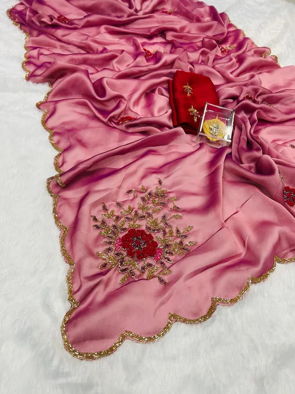 Pink_Shaded_Katdana_and_Beads_Hand-Embroidered_Saree