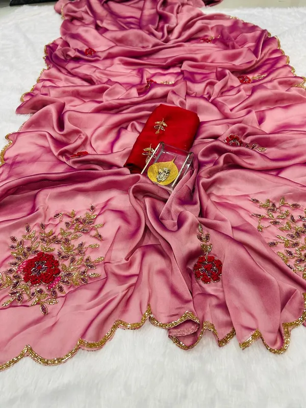 Pink_Shaded_Katdana_and_Beads_Hand-Embroidered_Saree