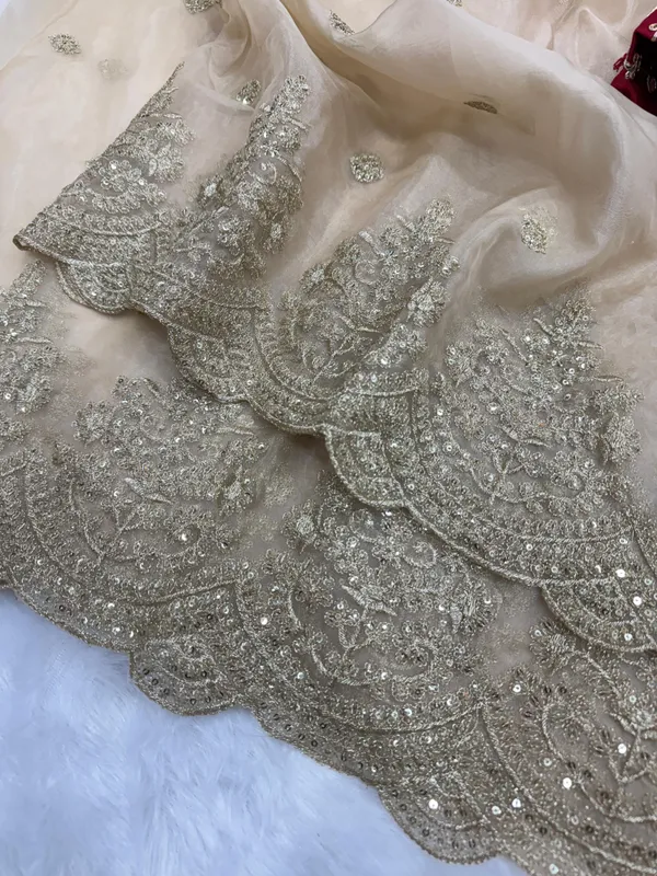 Cream_Tissue_Silk_Embroidered_Designer_Saree