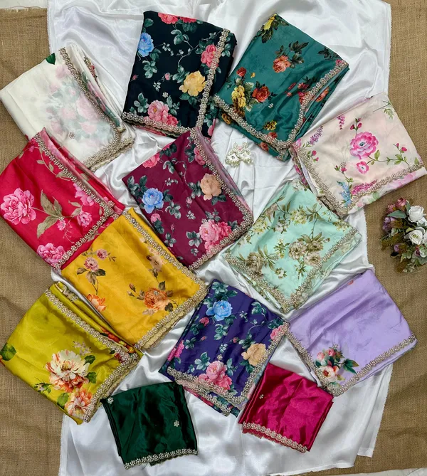 Lavender_Floral_Print_Embroidered_Saree