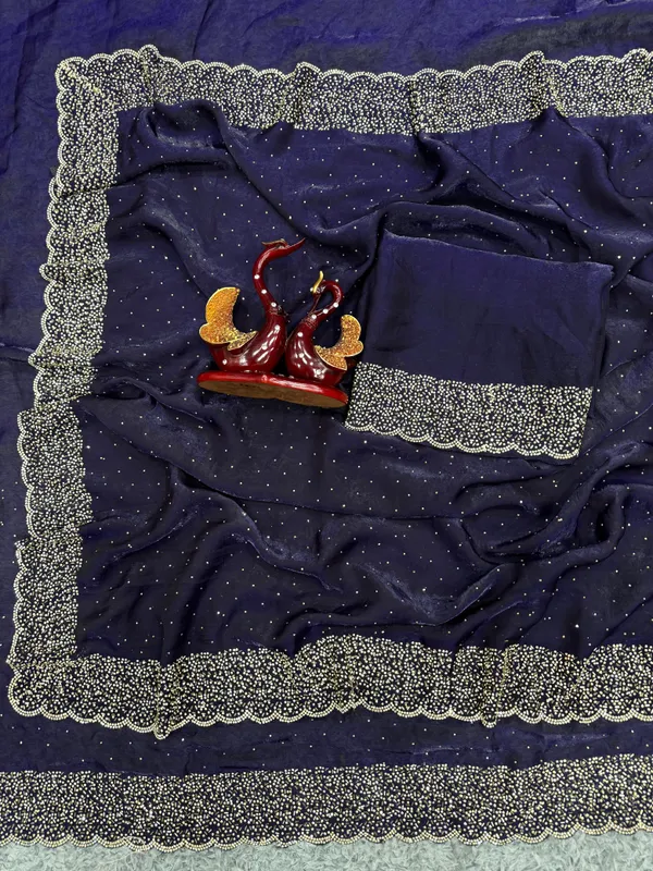Navy_Blue_Soft_Silk_Handwork_Designer_Saree