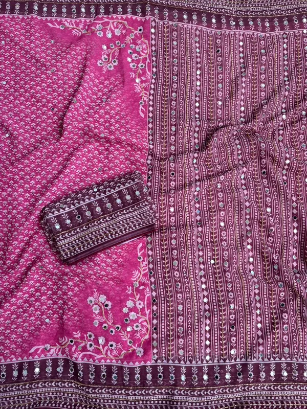 Pink_Printed_Hand_and_Mirror_Work_Saree