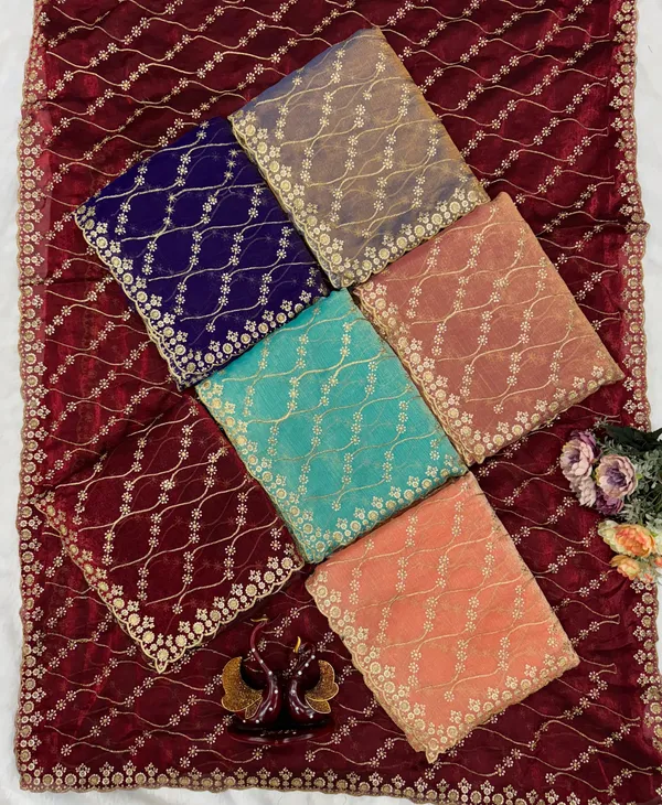 Purple_Space_Silk_With_Lehriya_Embroidered_Saree