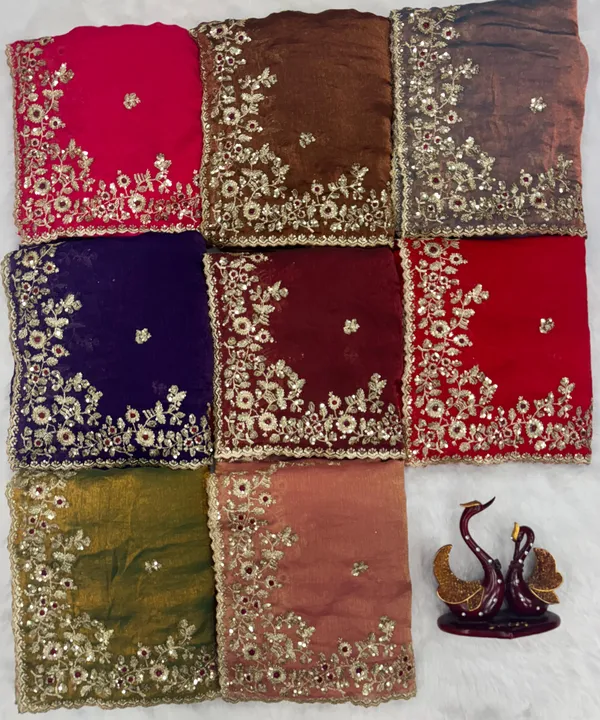 Wine_Satin_Chiffon_Silk_Designer_Saree