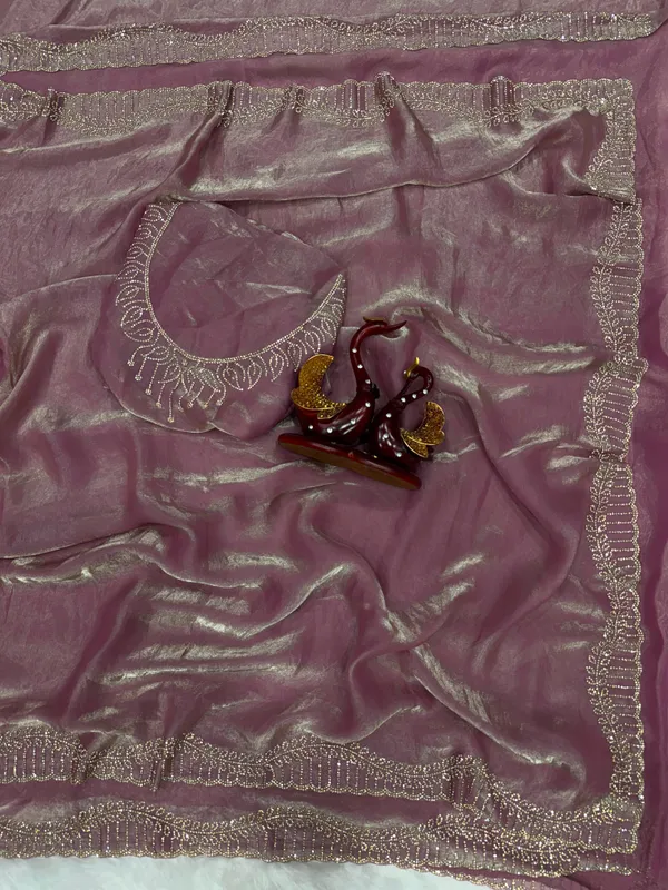 Pink_Shaded_Soft_Space_Silk_Designer_Saree