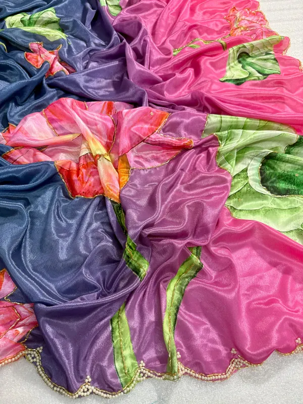 Blue_Lotus_Motif_Hand-Embroidered_Saree