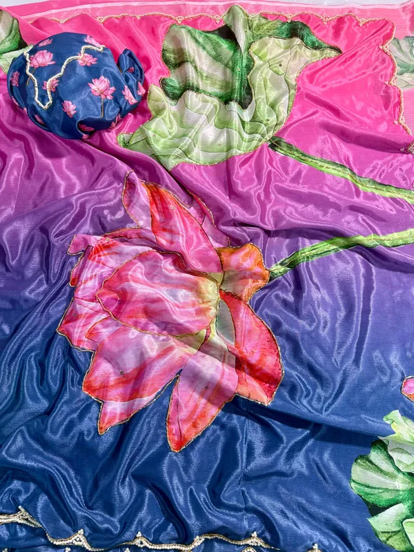 Blue_Lotus_Motif_Hand-Embroidered_Saree