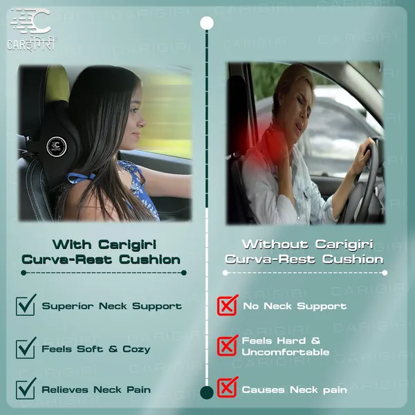 Carigiri_CurvaRest_Car_Neck_Rest_Pillow|_1_Year_Warranty|_Memory_Foam_Neck_Pillow|_Car_Seat_Headrest_Cushion|_Car_Neck_Pillow_for_Neck_Pain_Relief_in_Office,Driving_(Medium,Black,White_Hemming,Pack_of_1)