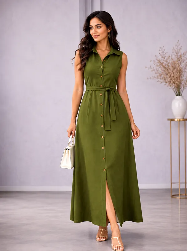 Olive_Muse_Midi_Dress
