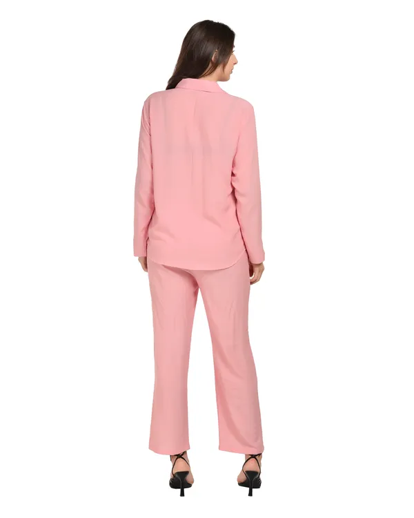 Pink_Rayon_Long_Sleeve_Top_Co-Ord_Set_For_Women