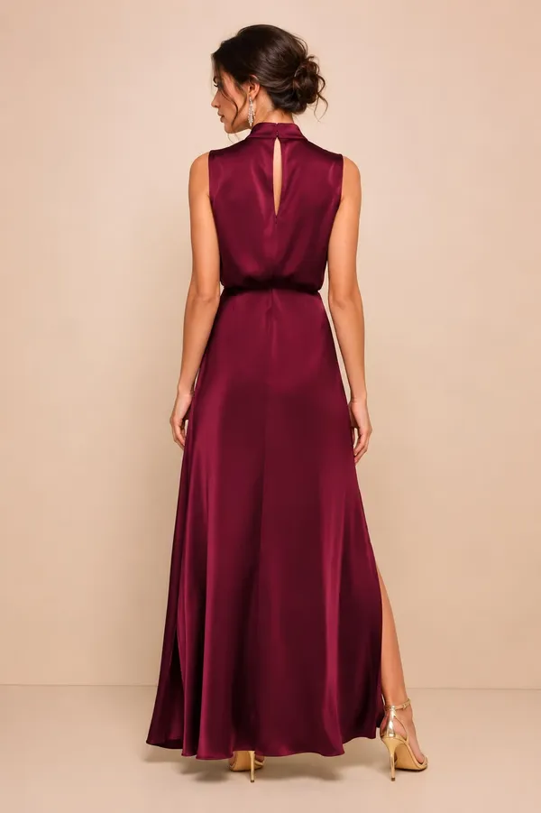 Girls_and_women_Halter_Neck_Sheath_Maxi_Dress_with_side_slite