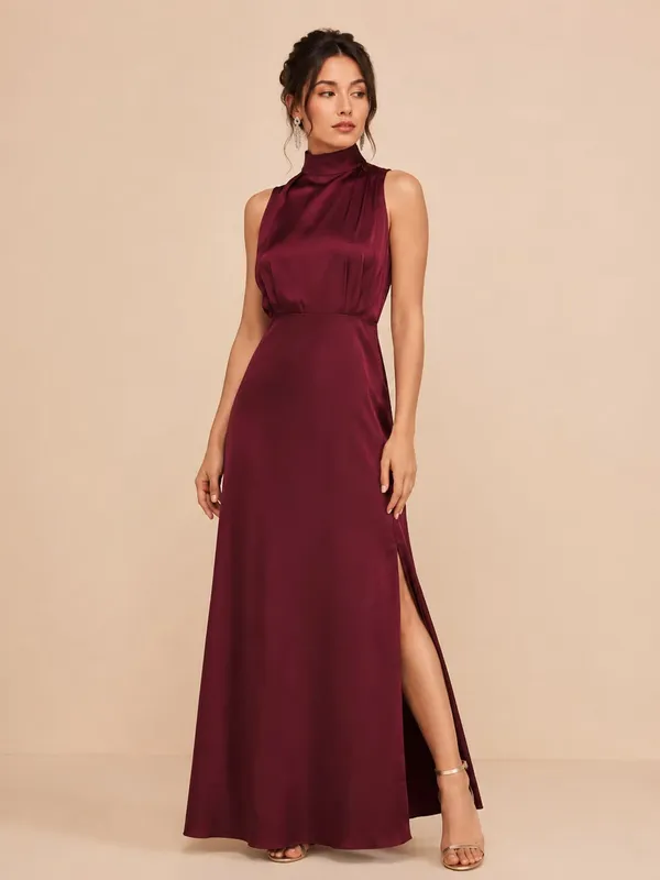 Girls_and_women_Halter_Neck_Sheath_Maxi_Dress_with_side_slite