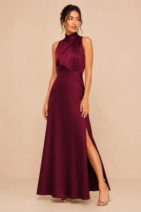 Girls_and_women_Halter_Neck_Sheath_Maxi_Dress_with_side_slite