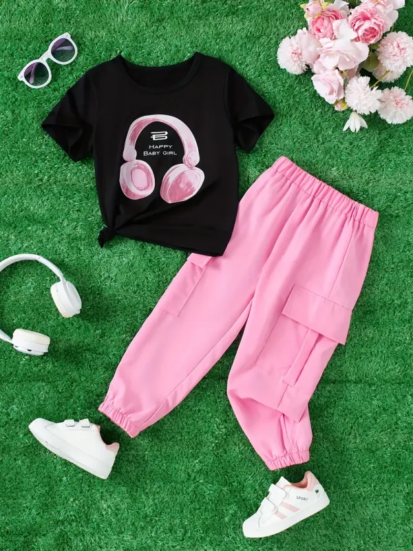 Happy_Baby_Girl_BlackPrinted_T-Shirt_and_Baby_Pink_Color_Joggeres_Set_for_Girls