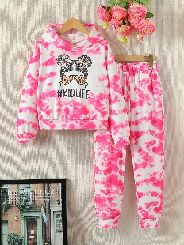 Mini_Girls_T-shirt_Legis_Trendy_Hoodieand_Bottom_Set_For_Girls