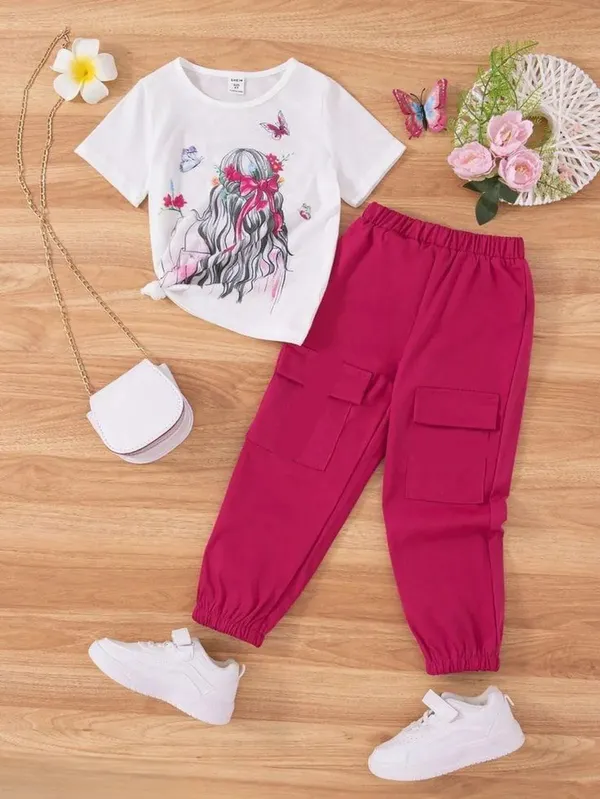 Ladies_Printed__Pink_Color_Joggeres_Trendy_Top_and_Bottom_Set_For_Girls