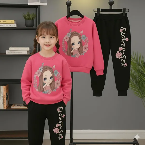 Little_Bestie_White_Printed_T-Shirt_and_Baby_Pink_Color_Joggeres_Set_for_Girls