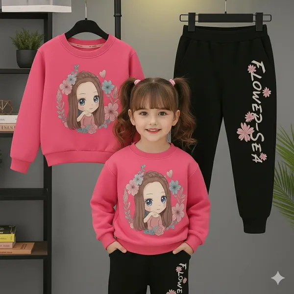 Little_Bestie_White_Printed_T-Shirt_and_Baby_Pink_Color_Joggeres_Set_for_Girls