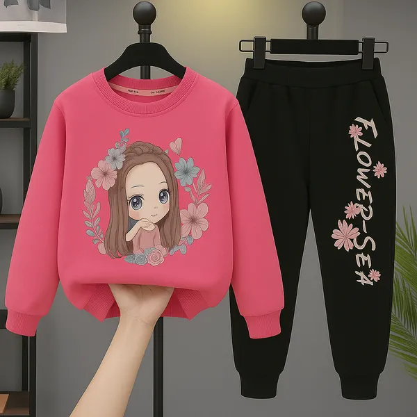 Little_Bestie_White_Printed_T-Shirt_and_Baby_Pink_Color_Joggeres_Set_for_Girls
