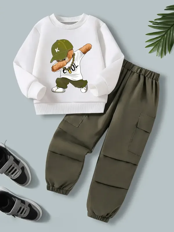 Cool_Panda_White_Printed_T-Shirt_and_Mahendi_Color_Joggeres_Set_for_Boys