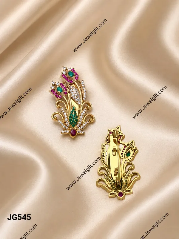 GOLDEN_FEATHER_SAREE_PIN
