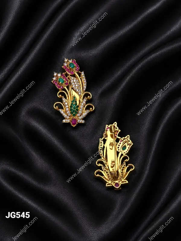GOLDEN_FEATHER_SAREE_PIN