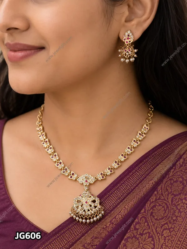 HERITAGE_IMPON_PANCHALOHAM_STONE_ATTIGAI_WITH_EARRING