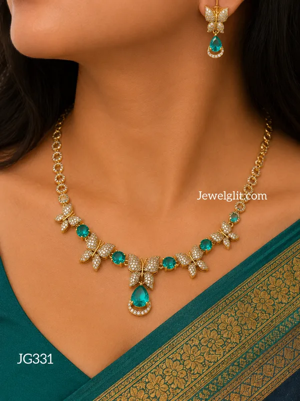 Sparkling_AD_Stone_Butterfly_Necklace_With_Earring.