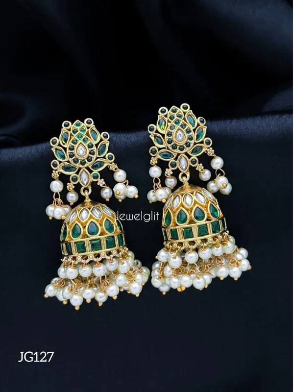 Traditional_Kemp_Lotus_Pearl_Jhumka