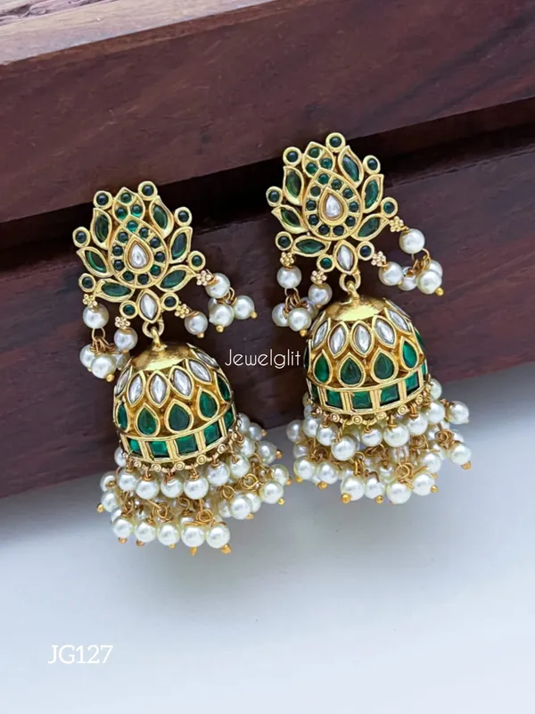 Traditional_Kemp_Lotus_Pearl_Jhumka