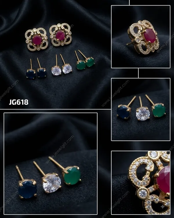 MODERN_STYLE_AD_STONE_CHANGEABLE_EARRINGS