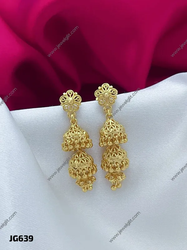 Classic_Micro-Plated_Temple_Style__2_layer_Jhumka_Earrings